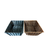 handmade plastic rattan fruit basket for supermarket