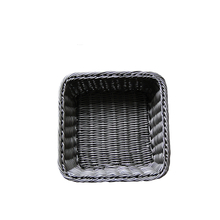  plastic PP rattan laundry basket for storage
