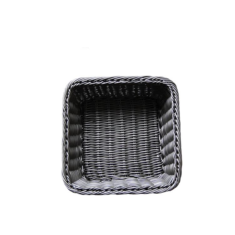  plastic PP rattan laundry basket for storage