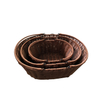 washable PP rattan laundry basket for storage