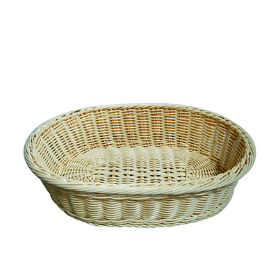 high quality PP plastic rattan laundry basket for storage
