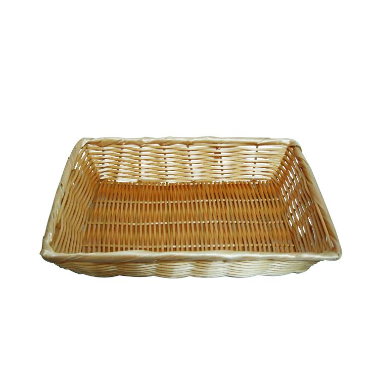 hollow-PP-bread rattan basket-LB-1030Y