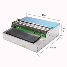 manual food packing machine with cling film