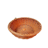  food grade roud type plastic PP rattan display basket 