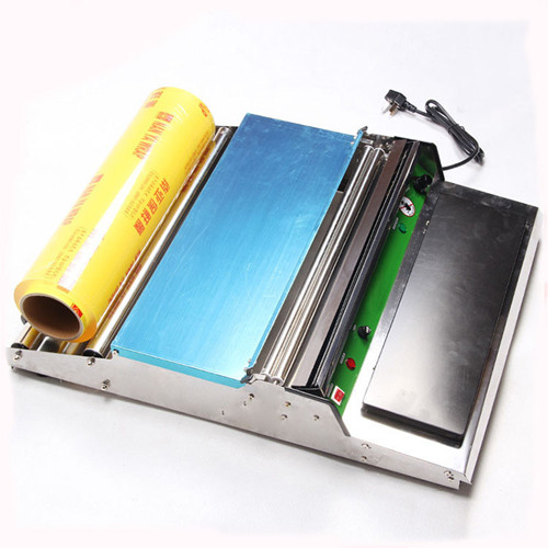 manual cling film wrapping machine for supermarket