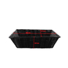 plastic rattan wicker bread basket for display