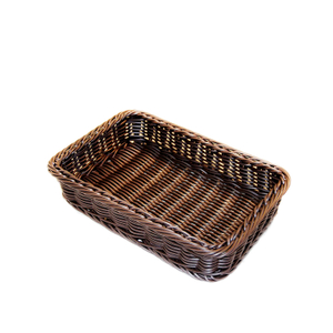 handcraft PP rattan display basket for fruit