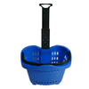 supermarket rolling shopping basket 