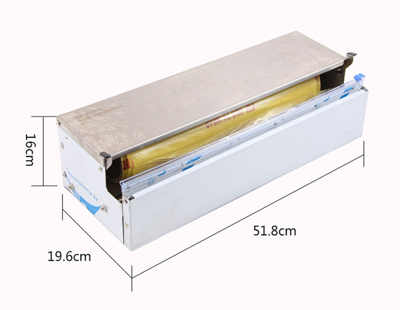 manual cling film wrapping machine for supermarket and retail store